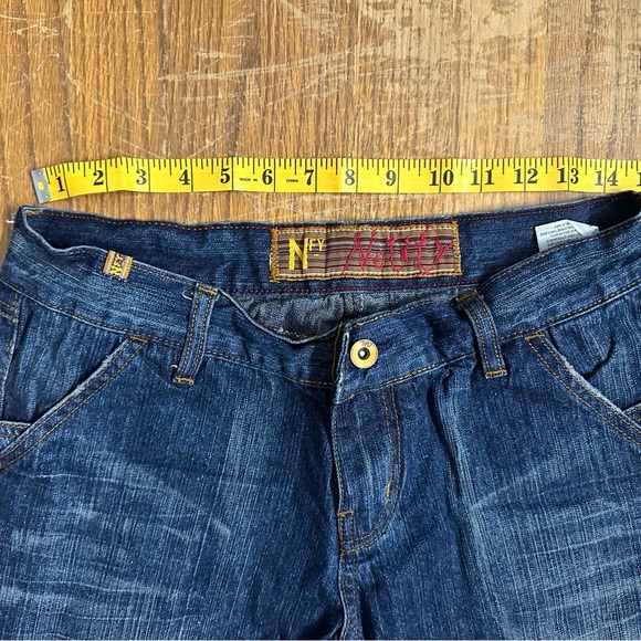 Women's Boot Cut Jeans in Deep Blue - Picture 2 of 5